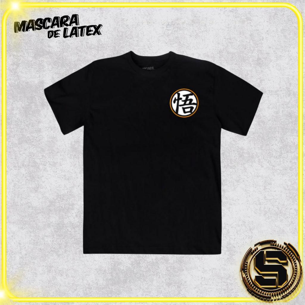 MASCARA DE LATEX PLAYERA DRAGON BALL Z GOKU SSJ2