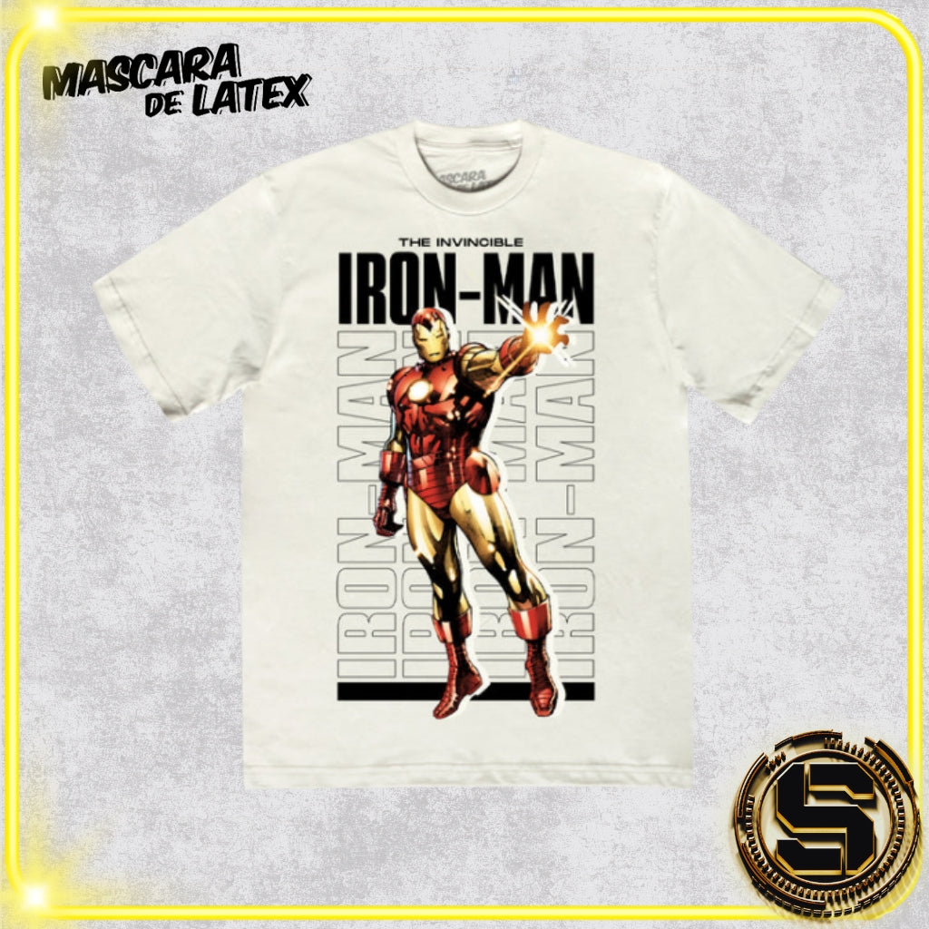 MASCARA DE LATEX PLAYERA MARVEL IRON MAN