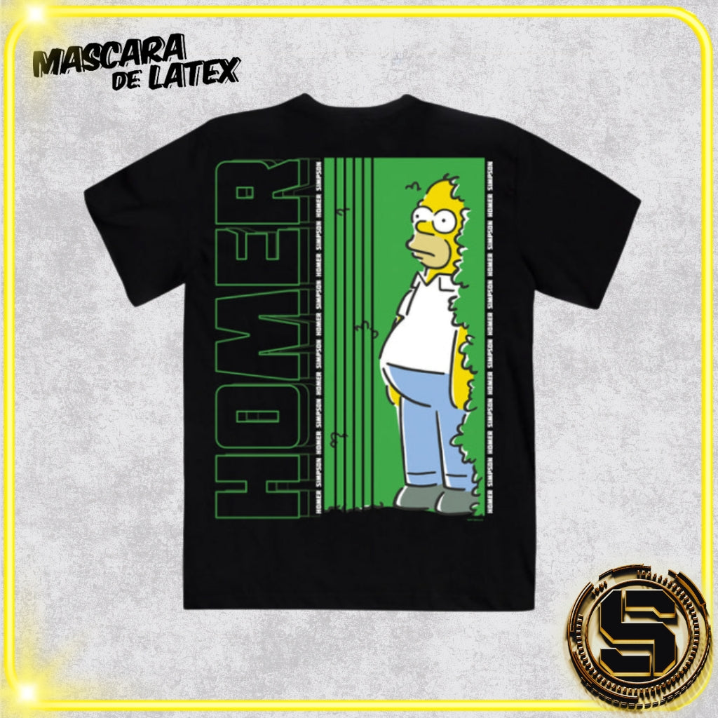 MASCARA DE LATEX PLAYERA THE SIMPSONS HOMER