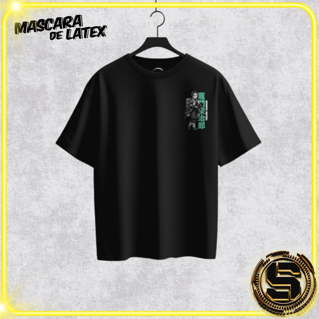 MASCARA DE LATEX PLAYERA DEMON SLAYER TANJIRO KAMADO