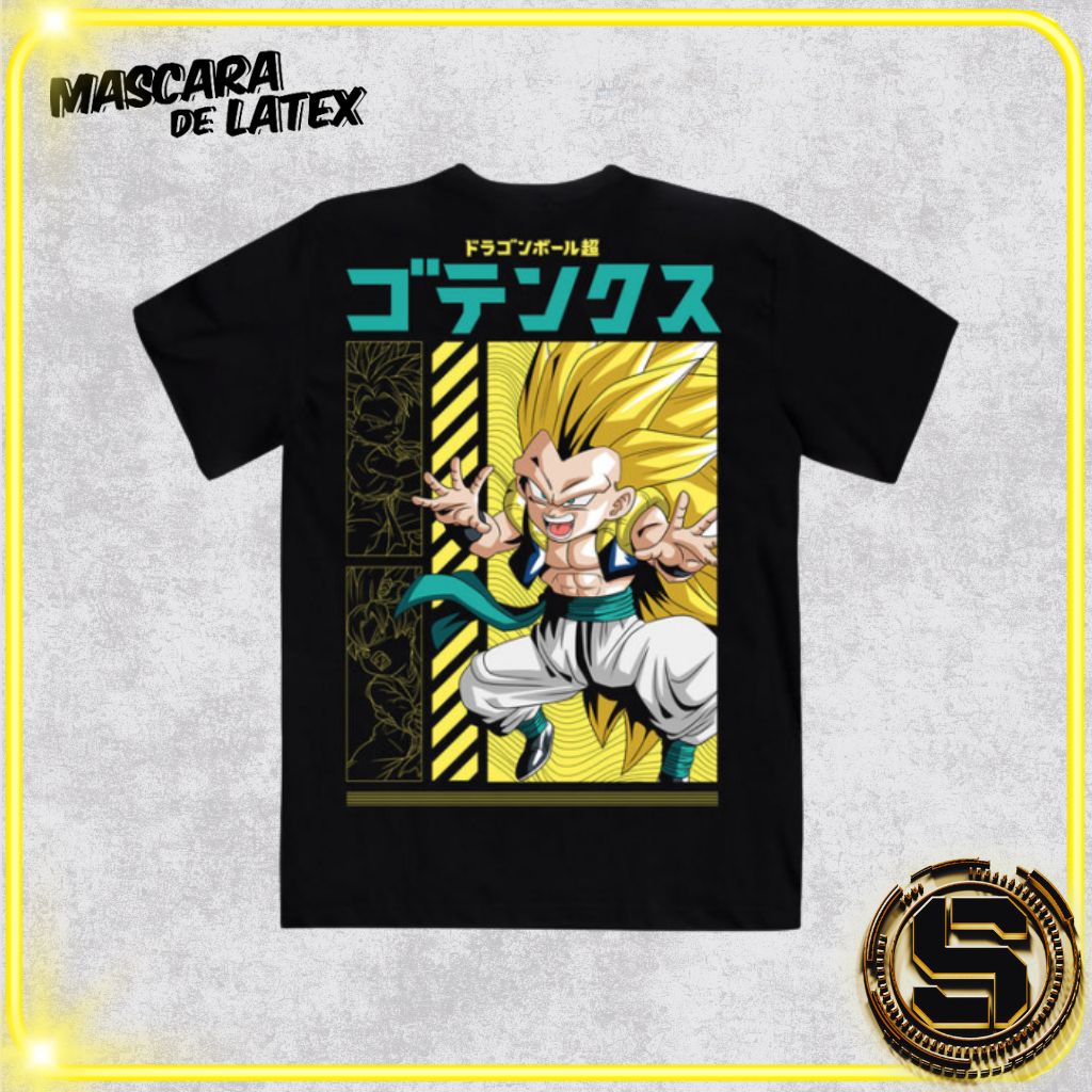 MASCARA DE LATEX PLAYERA DRAGON BALL Z GOTENKS