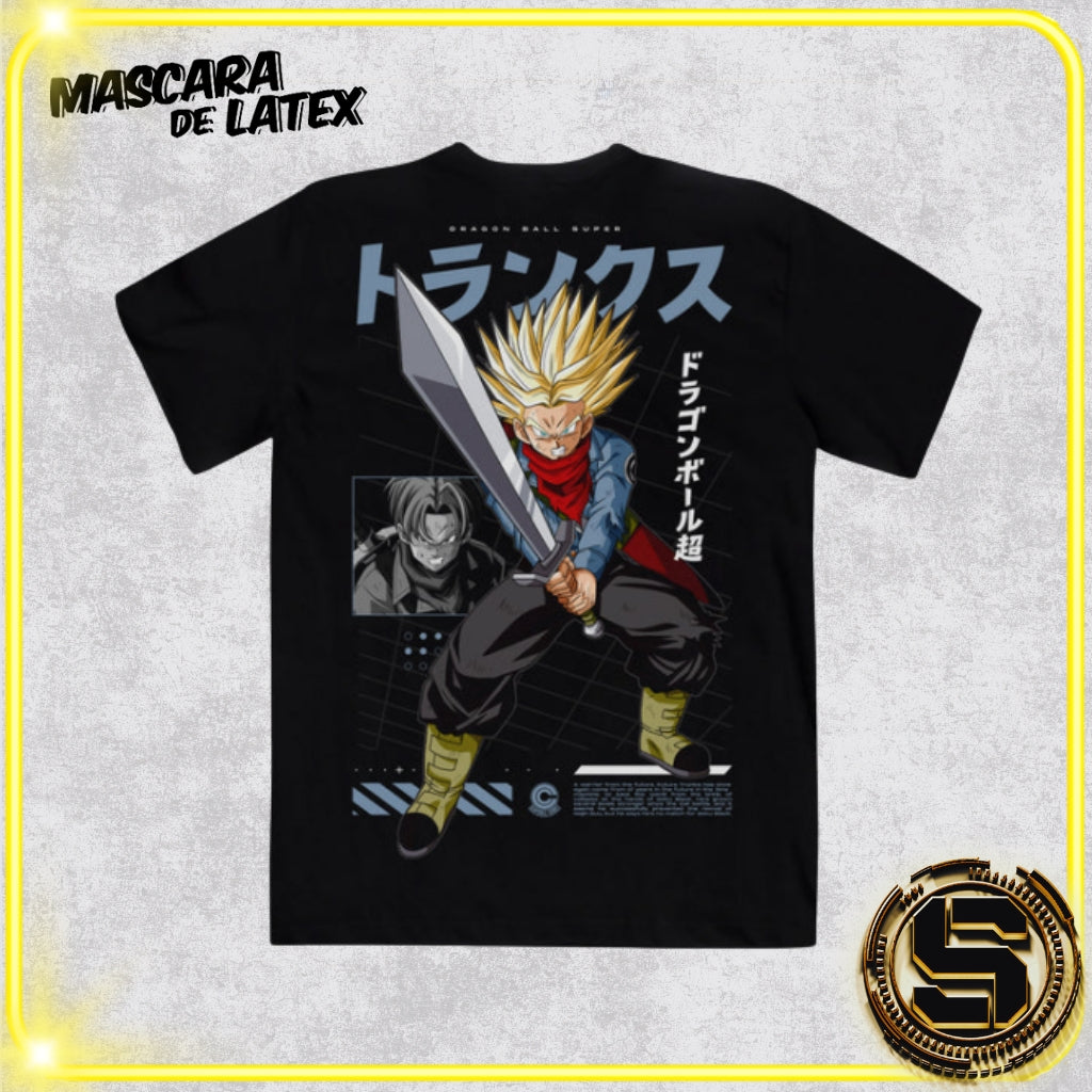 MASCARA DE LATEX PLAYERA DRAGON BALL Z TRUNKS