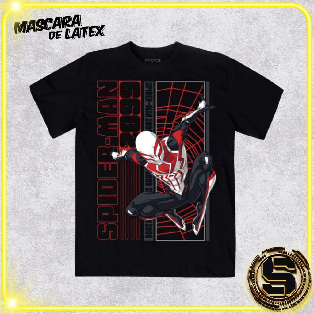 MASCARA DE LATEX PLAYERA MARVEL SPIDERMAN 2099