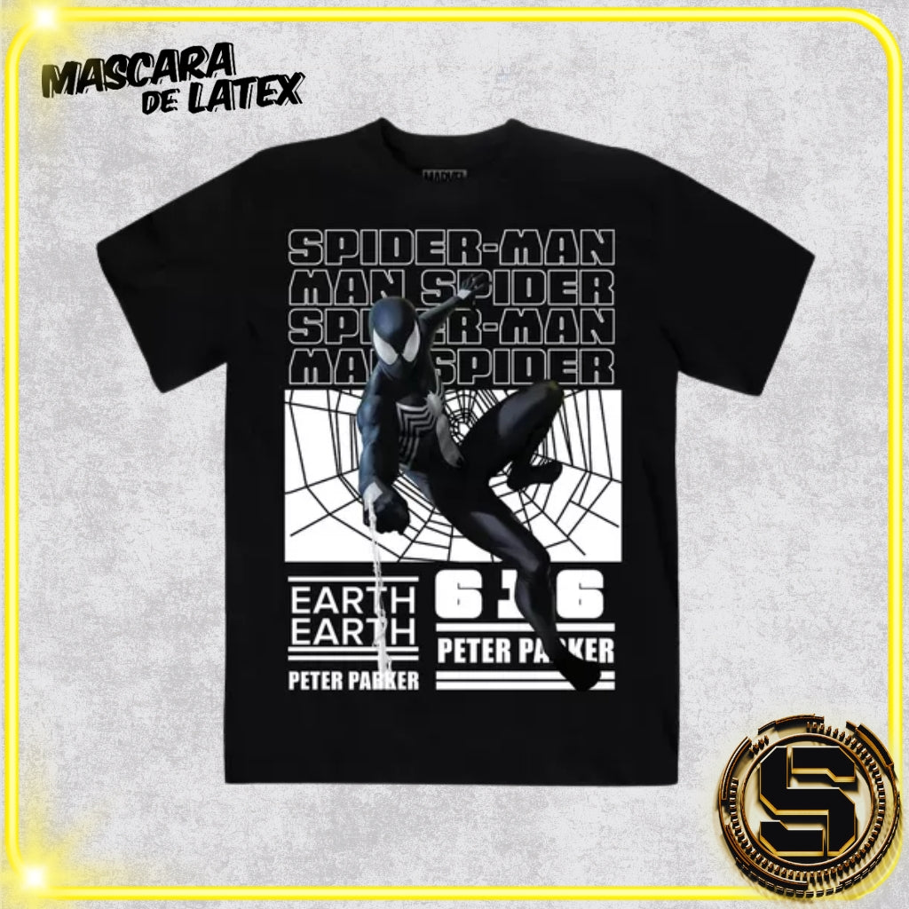 MASCARA DE LATEX PLAYERA MARVEL SPIDERMAN EARTH 616
