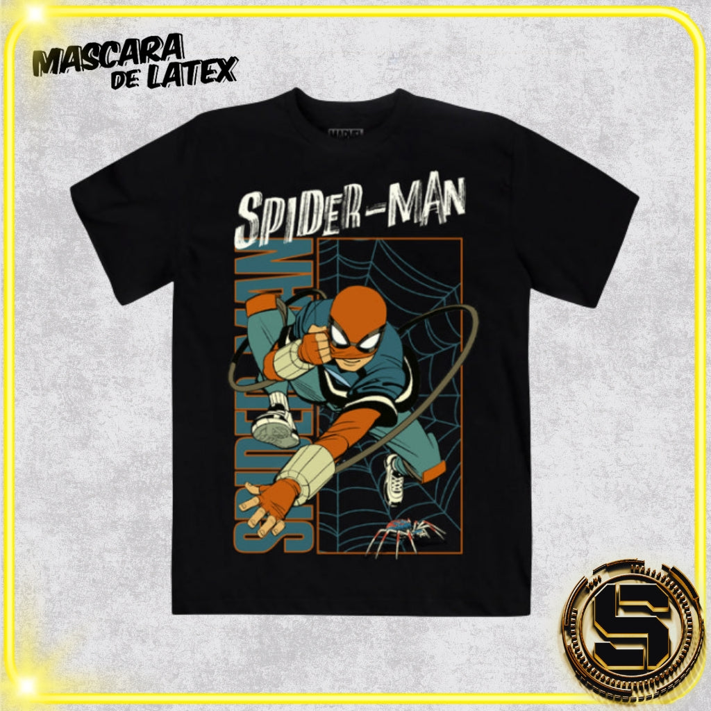 MASCARA DE LATEX PLAYERA MARVEL SPIDERMAN YOUR FRIENDLY NEIGHBORHOOD