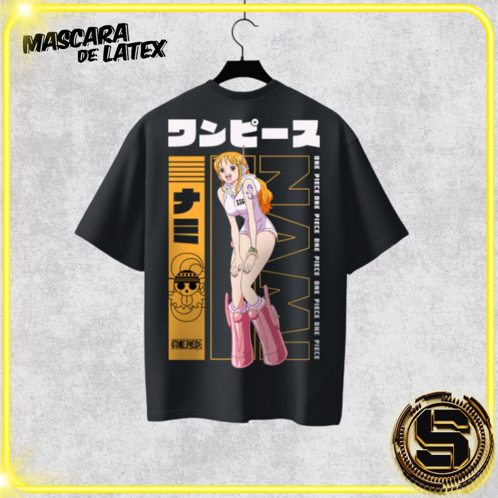 MASCARA DE LATEX PLAYERA ONE PIECE NAMI