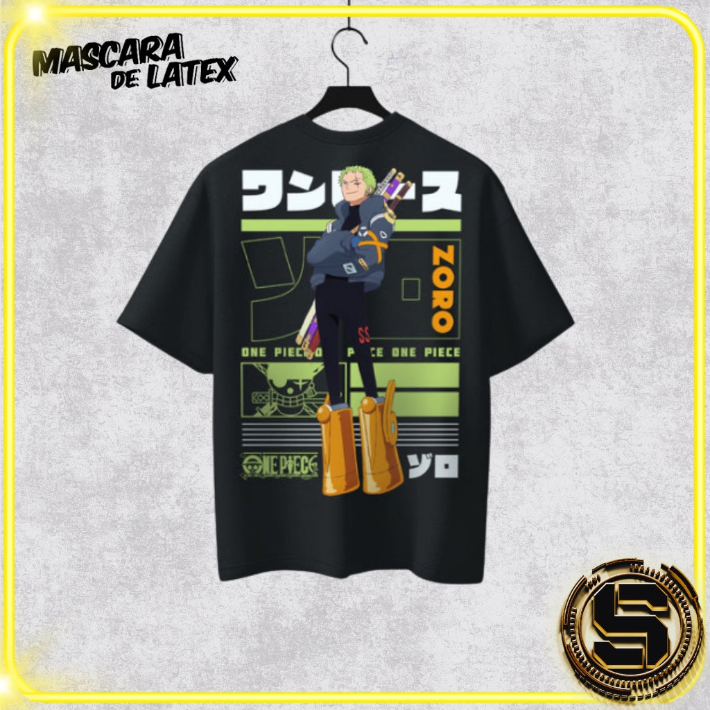 MASCARA DE LATEX PLAYERA ONE PIECE ZORO