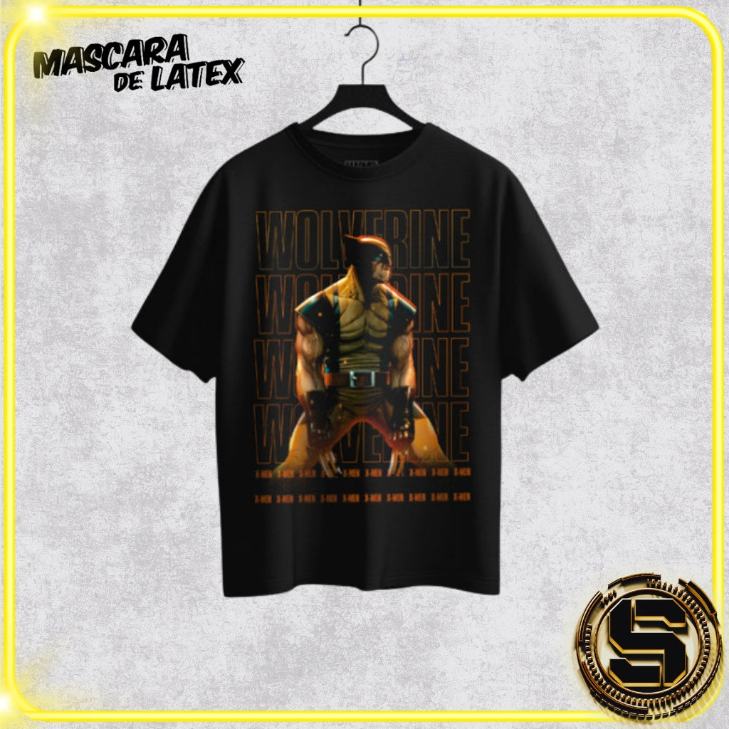 MASCARA DE LATEX PLAYERA MARVEL WOLVERINE