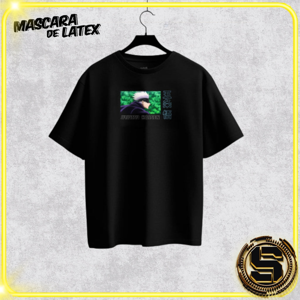 MASCARA DE LATEX PLAYERA JUJUTSU KAISEN SATORU GOJO