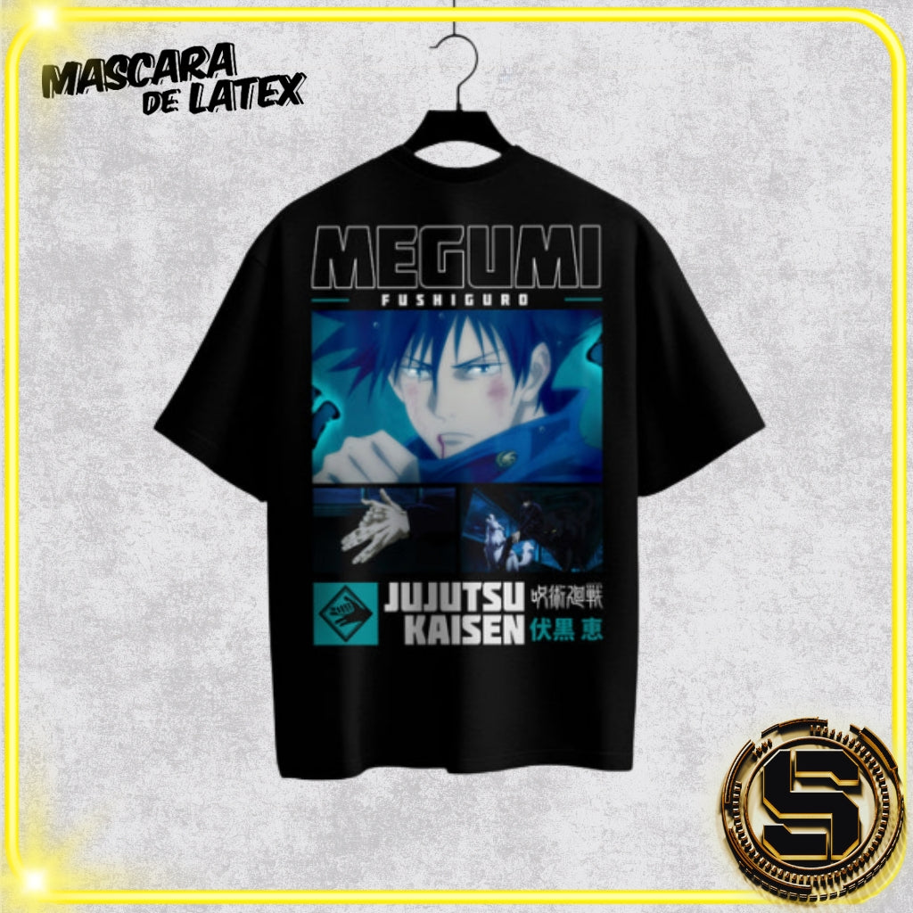 MASCARA DE LATEX PLAYERA JUJUTSU KAISEN MEGUMI