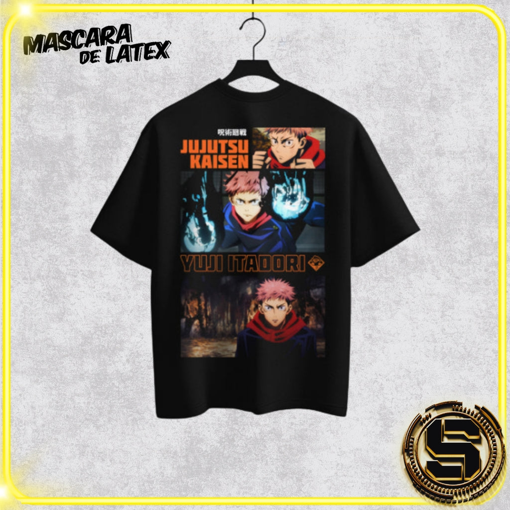 MASCARA DE LATEX PLAYERA JUJUTSU KAISEN YUJI ITADORI