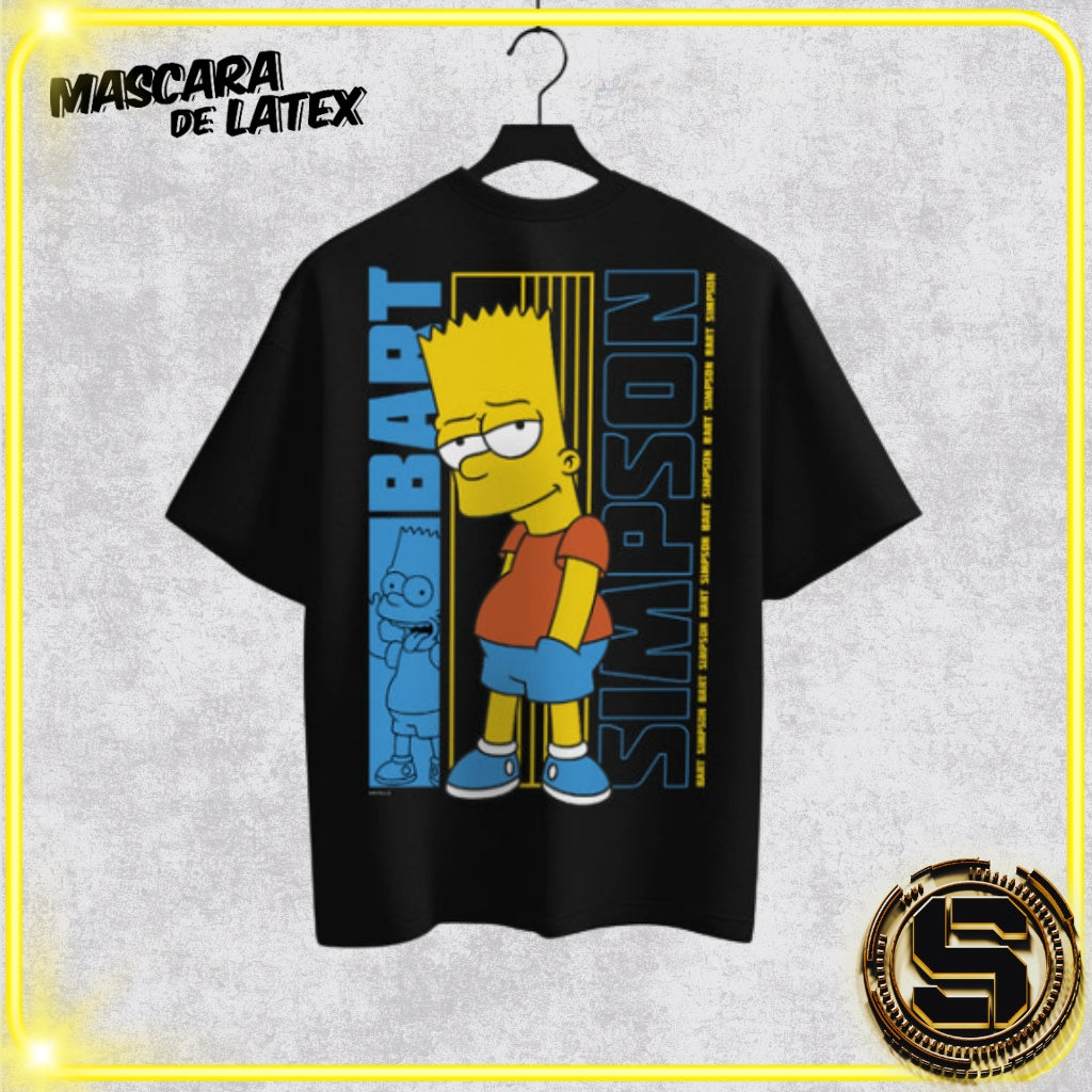 MASCARA DE LATEX PLAYERA THE SIMPSONS BART SIMPSON