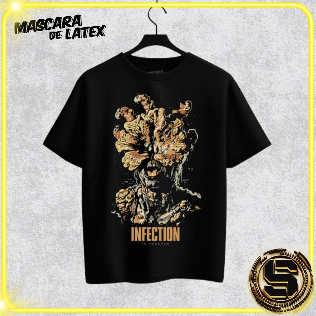 MASCARA DE LATEX PLAYERA TV THE LAST OF US INFECTION IS FOREVER
