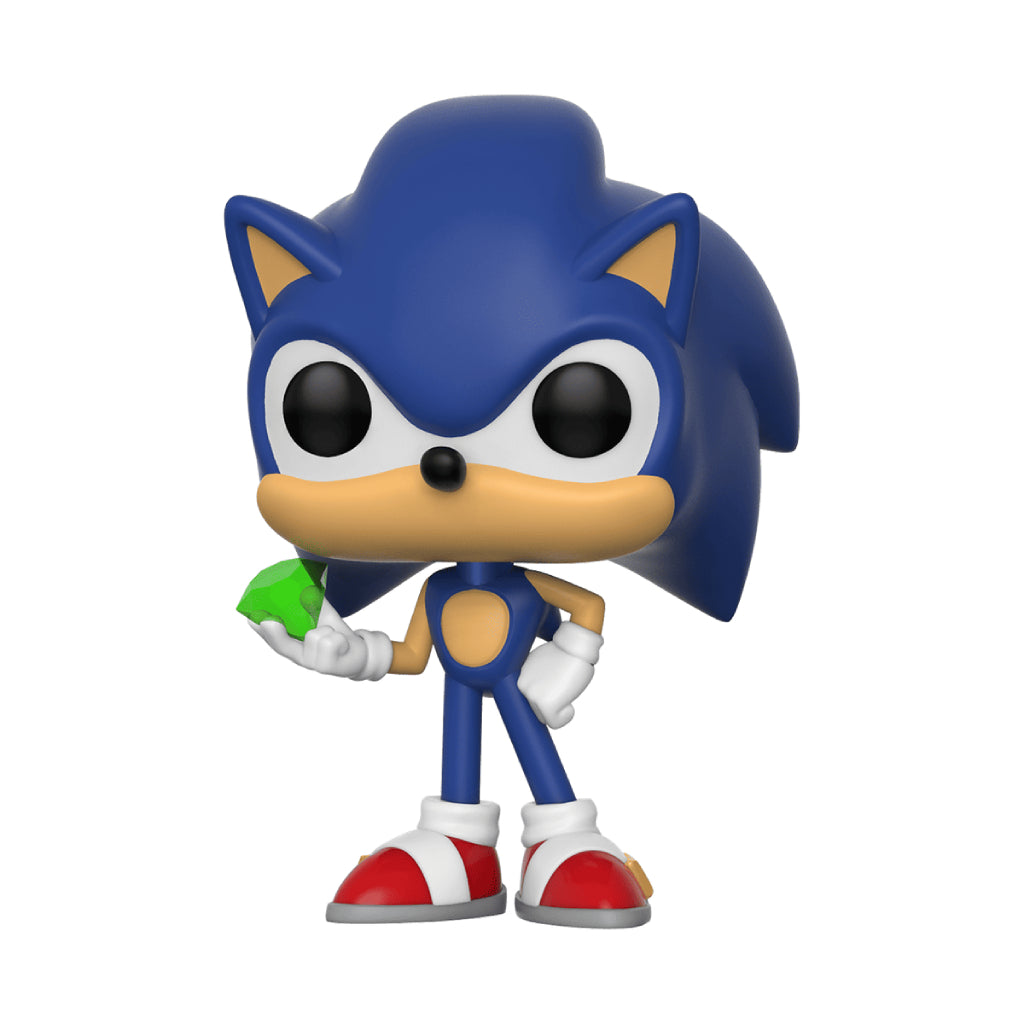 FUNKO POP GAMES SONIC THE HEDGEHOG SONIC WITH EMERALD 284