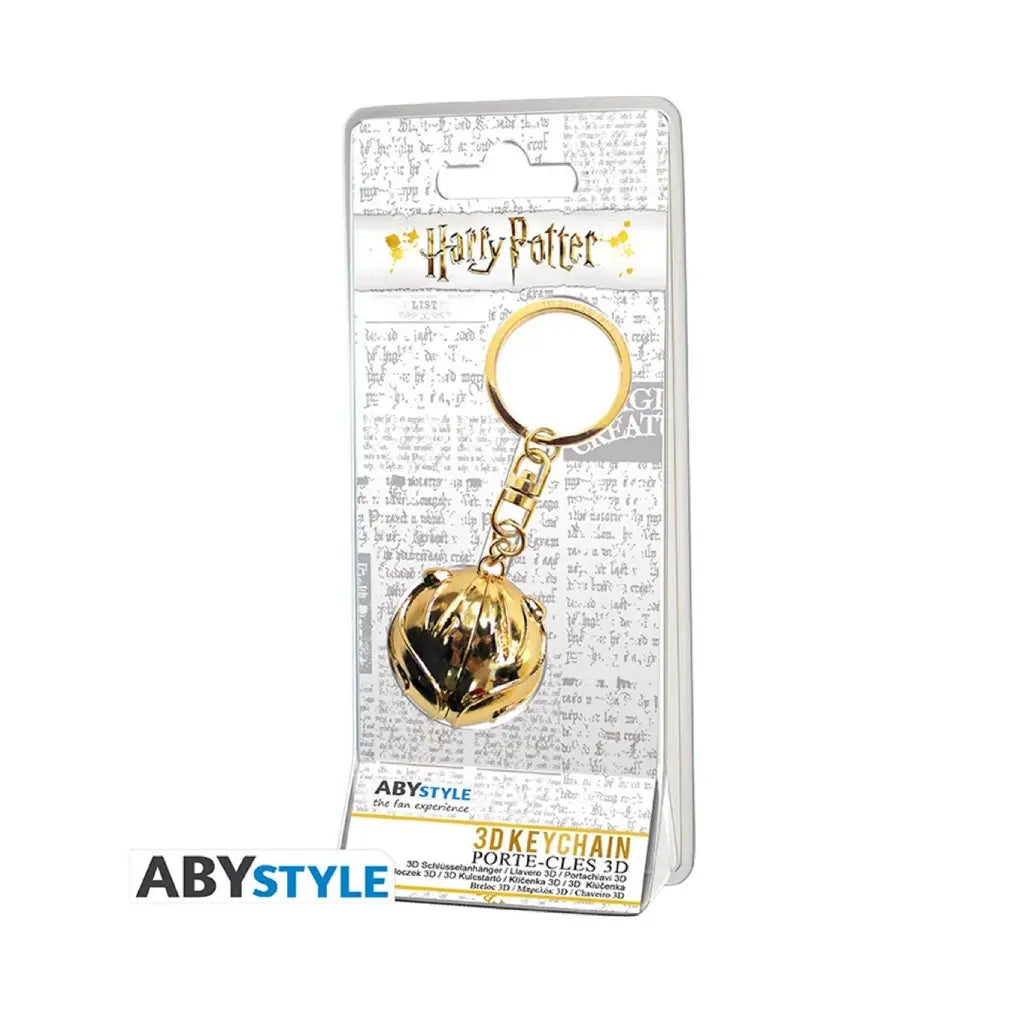 ABYSTYLE LLAVERO 3D MOVIES HARRY POTTER GOLDEN SNITCH
