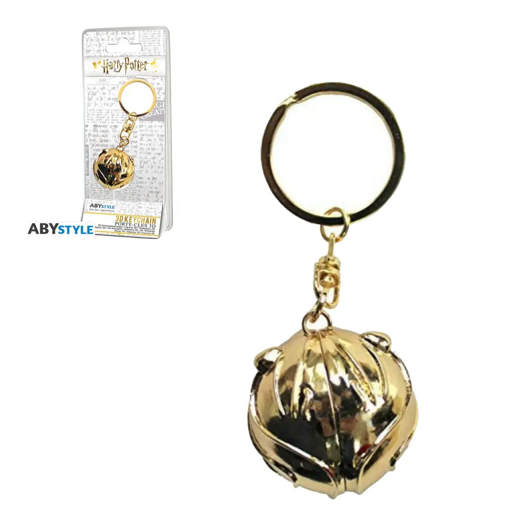 ABYSTYLE LLAVERO 3D MOVIES HARRY POTTER GOLDEN SNITCH
