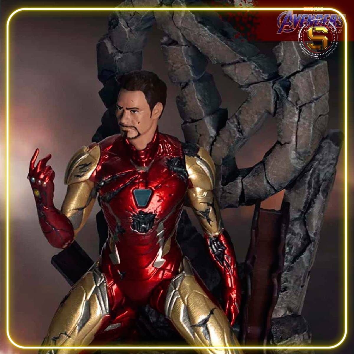 BEAST KINGDOM STATUE MARVEL AVENGERS ENDGAME IRON MAN MK85 6 INCH DS-081