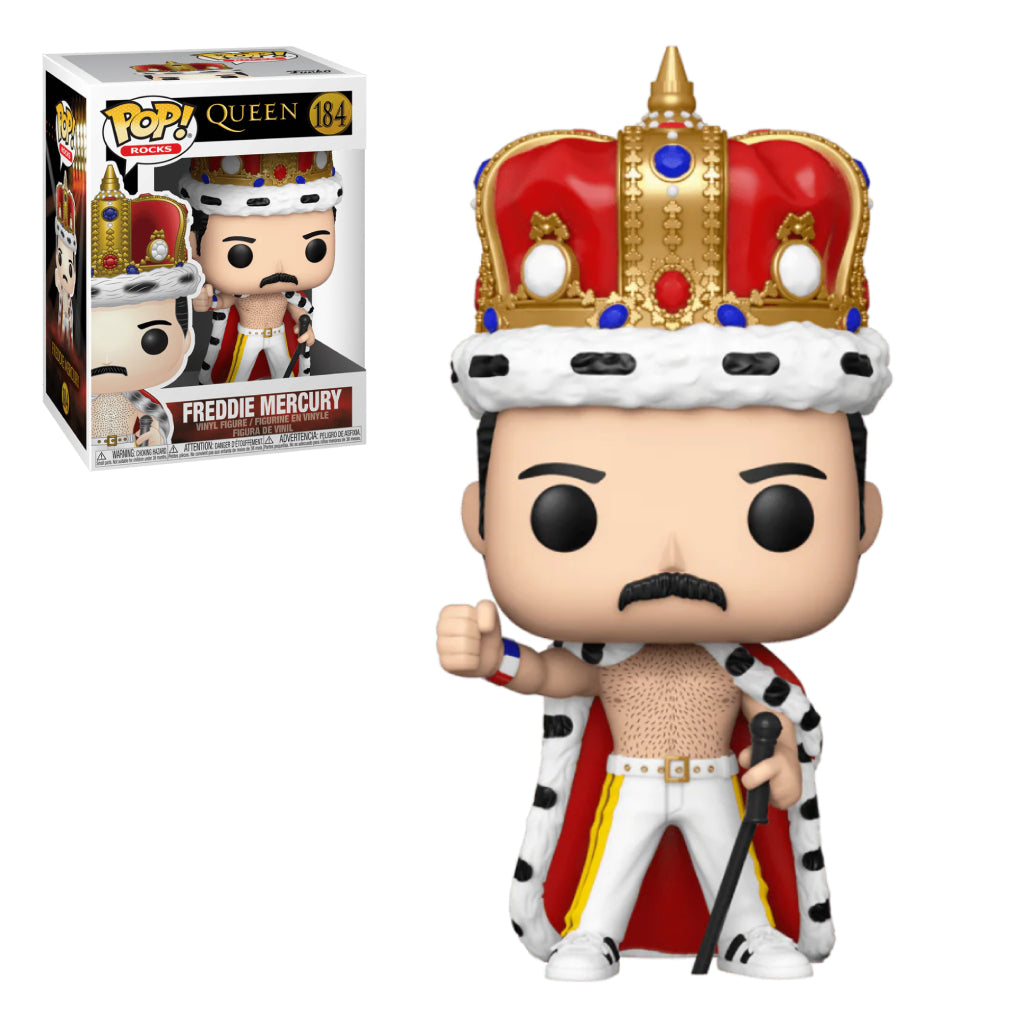 FUNKO POP ROCKS QUEEN FREDDIE MERCURY KING 184