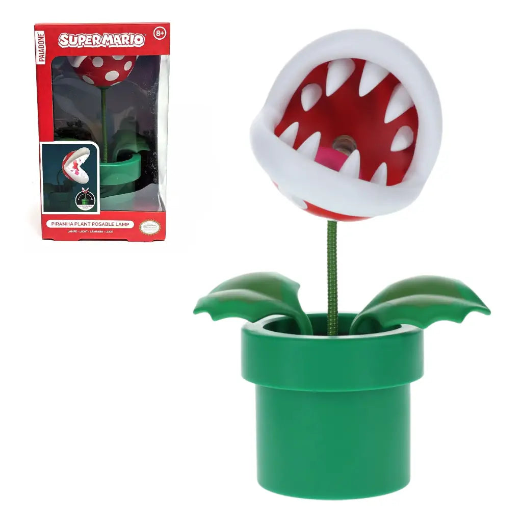 PALADONE GAMES NINTENDO MINI PIRANHA PLANT POSABLE LAMP