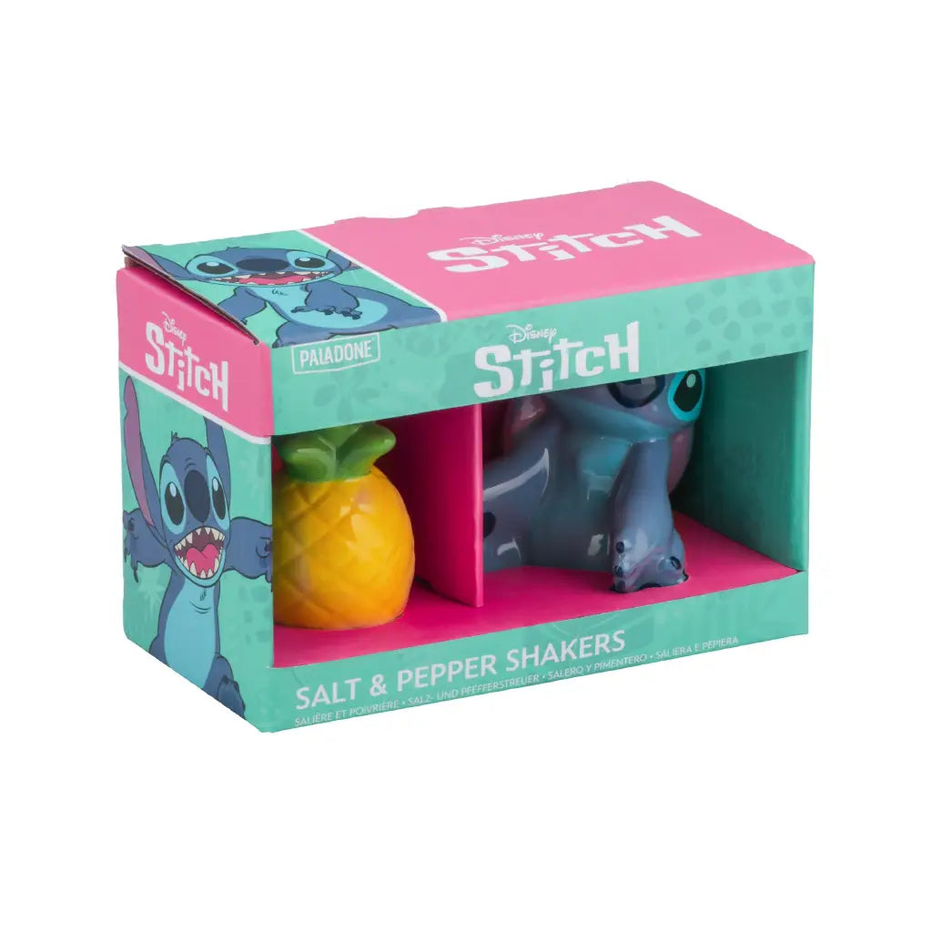 PALADONE DISNEY LILO AND STITCH STITCH AND PINEAPPLE SALT AND PEPPER SHAKERS