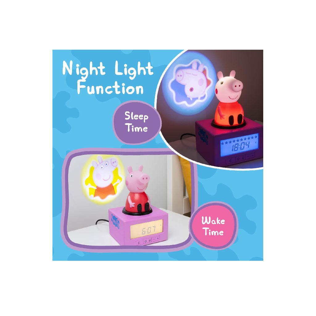 PALADONE PEPPA PIG SLEEP TRAINING ALARM CLOCK