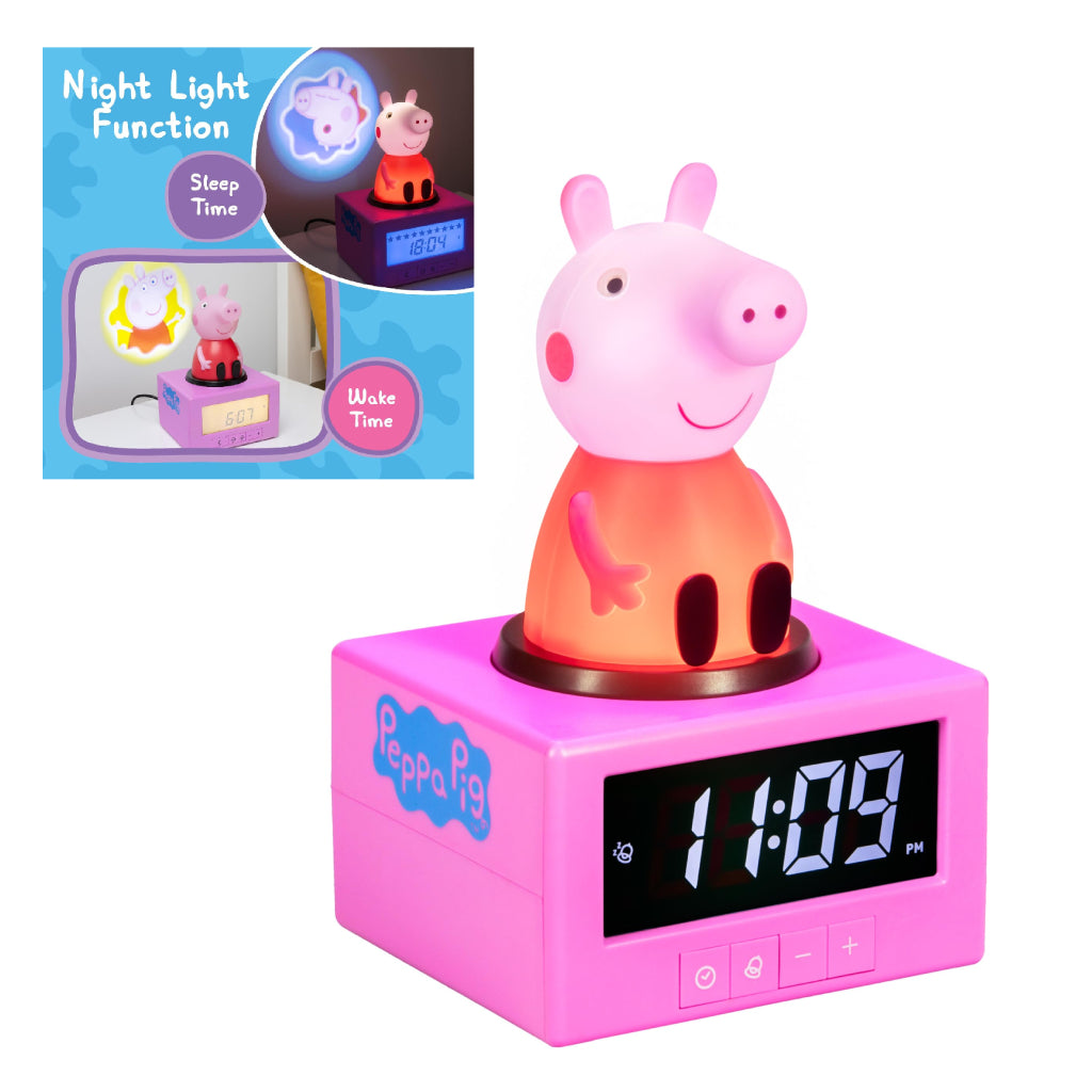 PALADONE PEPPA PIG SLEEP TRAINING ALARM CLOCK
