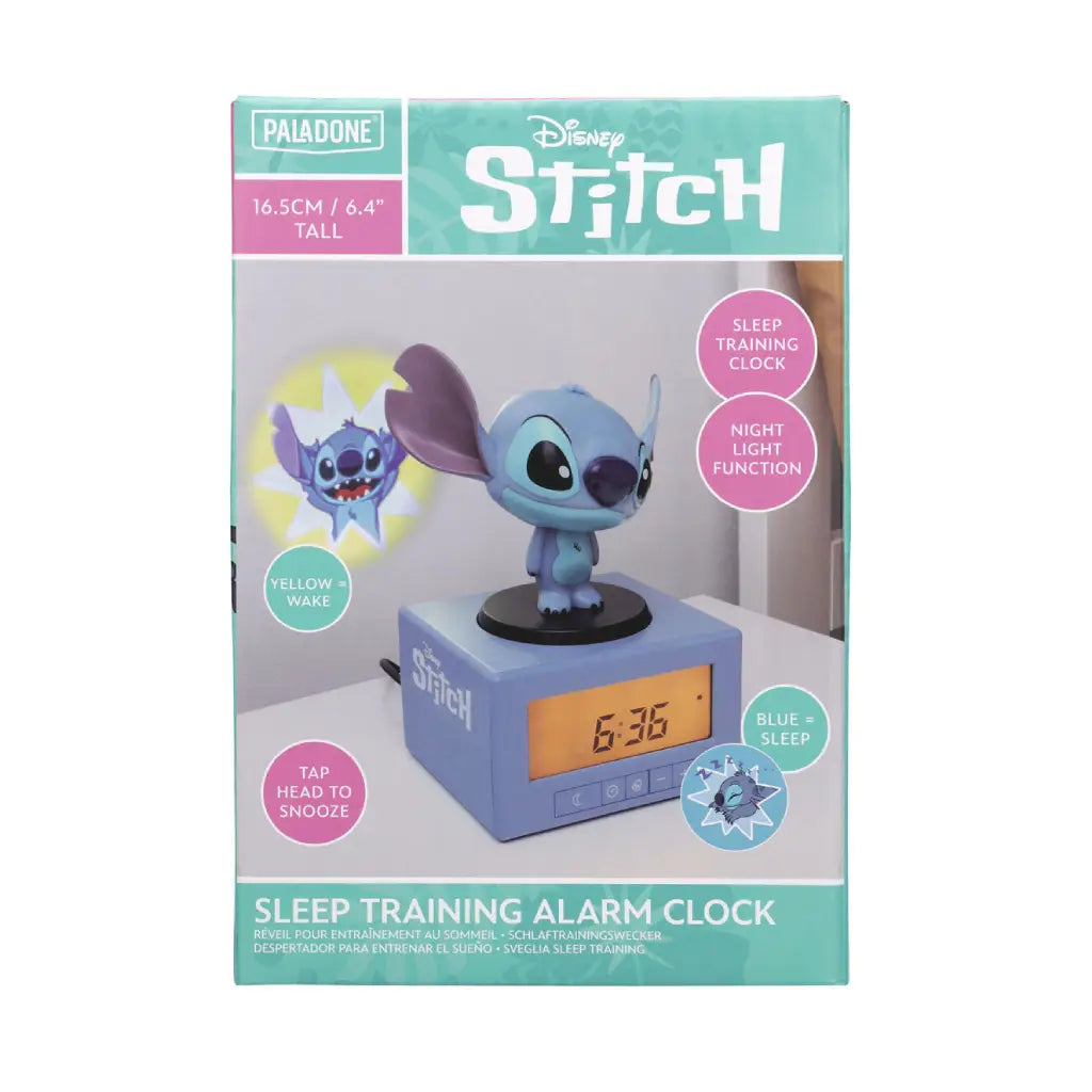 PALADONE DISNEY LILO AND STITCH STITCH SLEEP TRAINING ALARM CLOCK