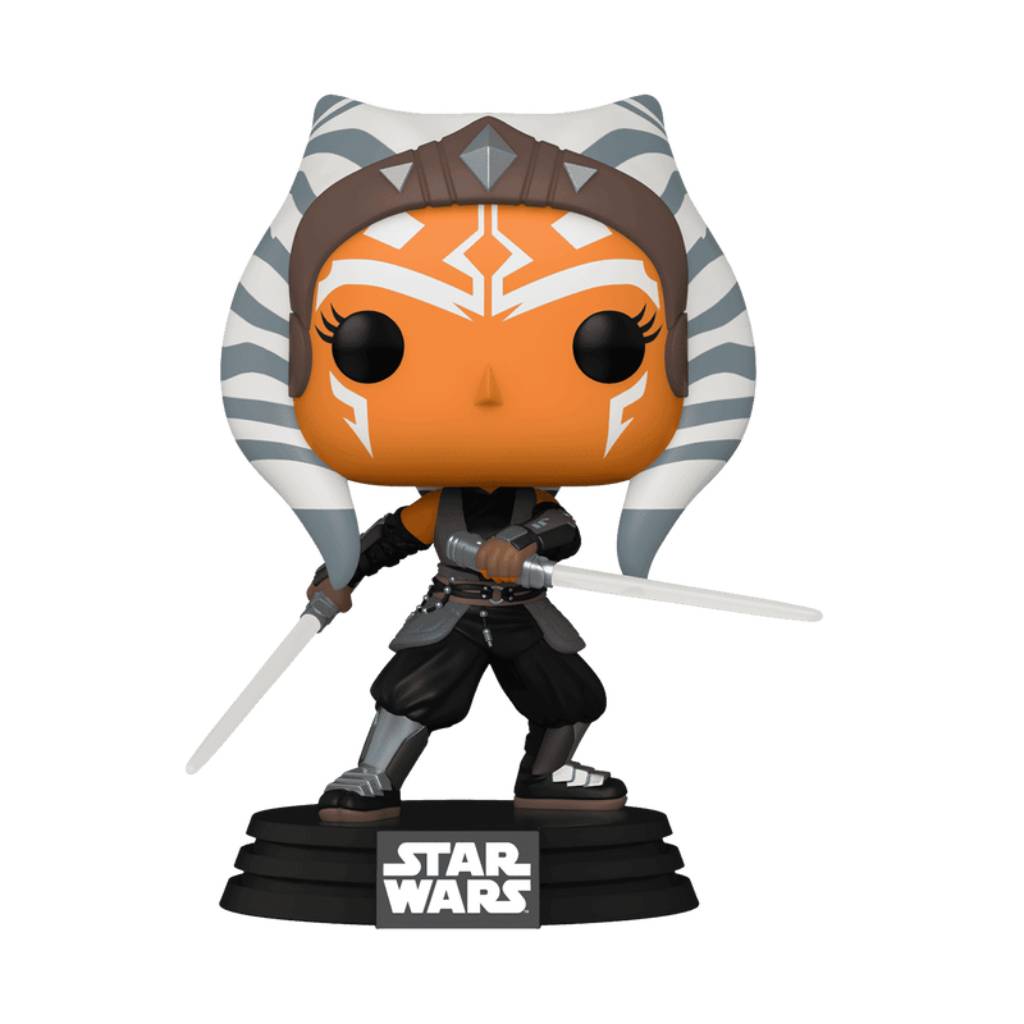 FUNKO POP STAR WARS THE MANDALORIAN AHSOKA WITH SABERS 464