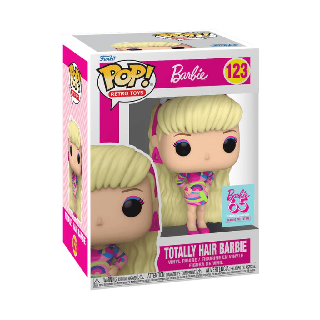FUNKO POP RETRO TOYS BARBIE 65 YEARS TOTALLY HAIR BARBIE 123