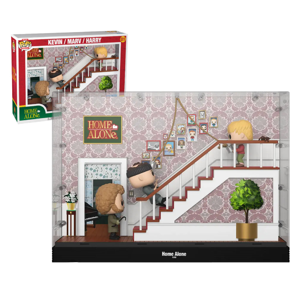FUNKO POP MOMENTS DLX MOVIES HOME ALONE STAIRCASE 01