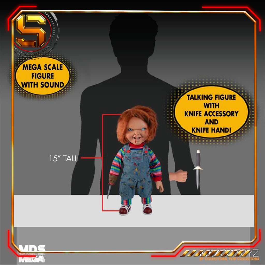 MEZCO MDS MEGA SCALE CHILDS PLAY 2 TALKING MENACING CHUCKY