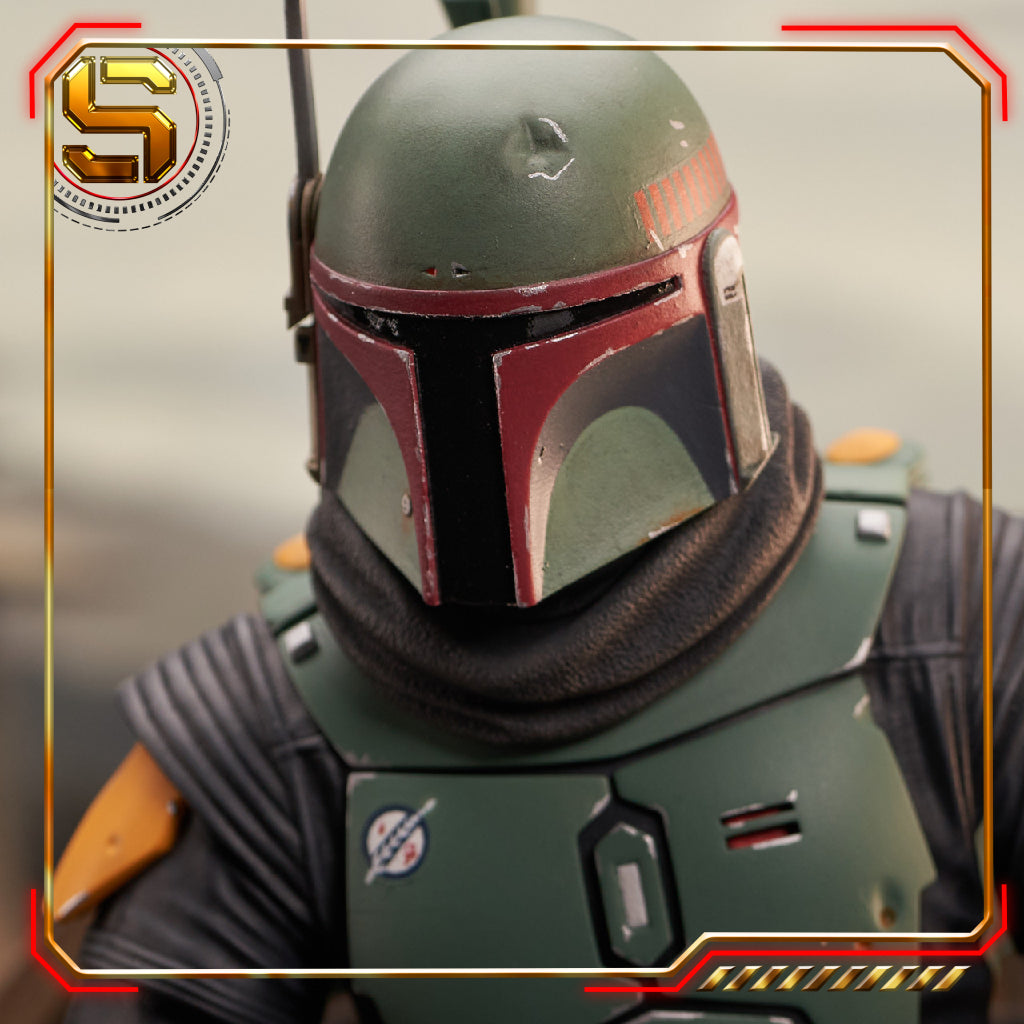 DIAMOND STAR WARS BOBA FETT ON THRONE PREMIER COLLECTION STATUE
