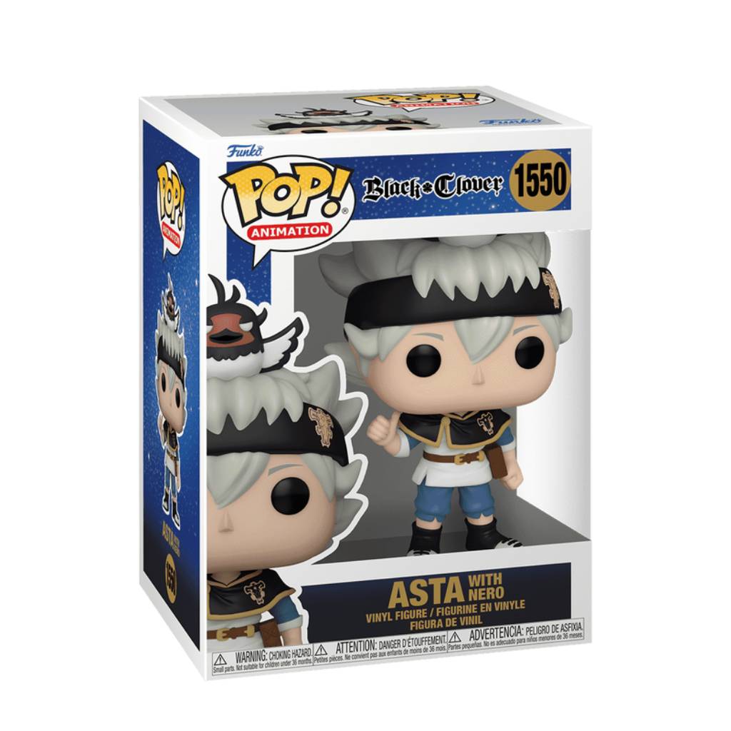 FUNKO POP ANIME BLACK CLOVER ASTA WITH NERO 1550