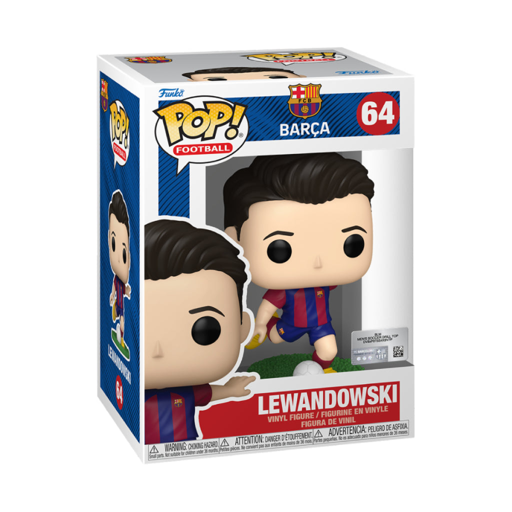 FUNKO POP FOOTBALL BARCELONA LEWANDOWSKI 64