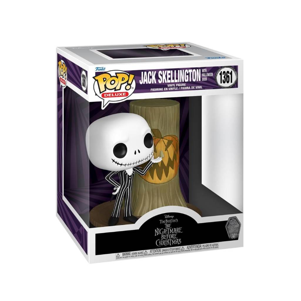 FUNKO POP DELUXE DISNEY NIGHTMARE BEFORE CHRISTMAS JACK SKELLINGTON WITH HALLOWEEN DOOR 1361