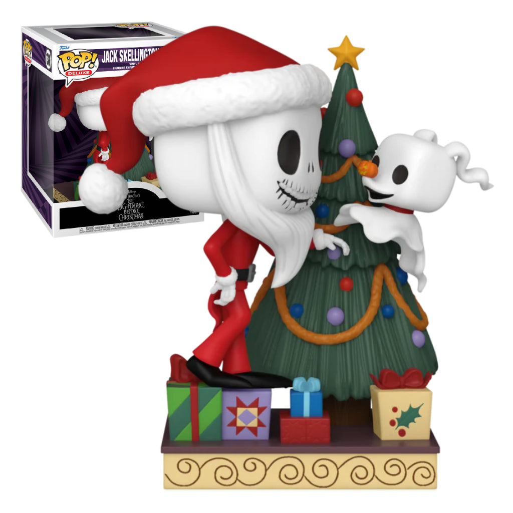 FUNKO POP DELUXE DISNEY NIGHTMARE BEFORE CHRISTMAS JACK AND ZERO WITH TREE 1386