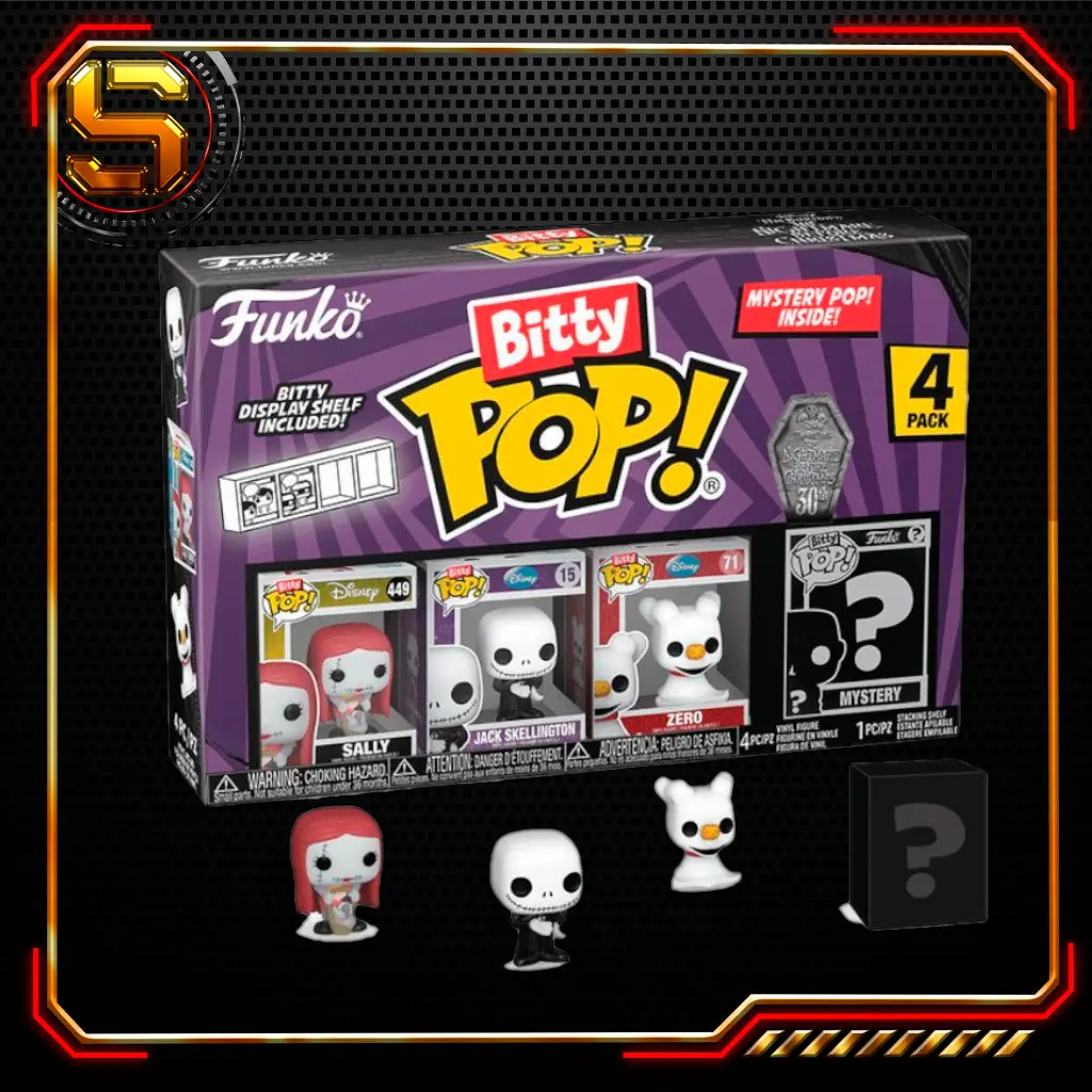 FUNKO BITTY POP DISNEY NIGHTMARE BEFORE CHRISTMAS SALLY 4PK