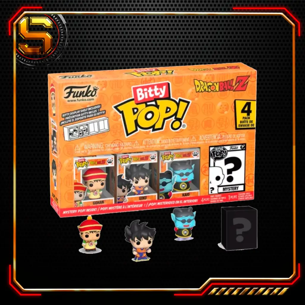 FUNKO BITTY POP ANIME DRAGON BALL Z GOHAN 4PK