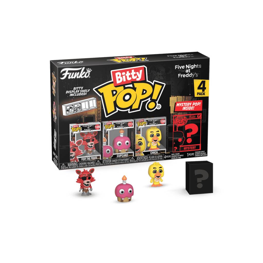FUNKO BITTY POP GAMES FIVE NIGHTS AT FREDDYS FOXY 4PK