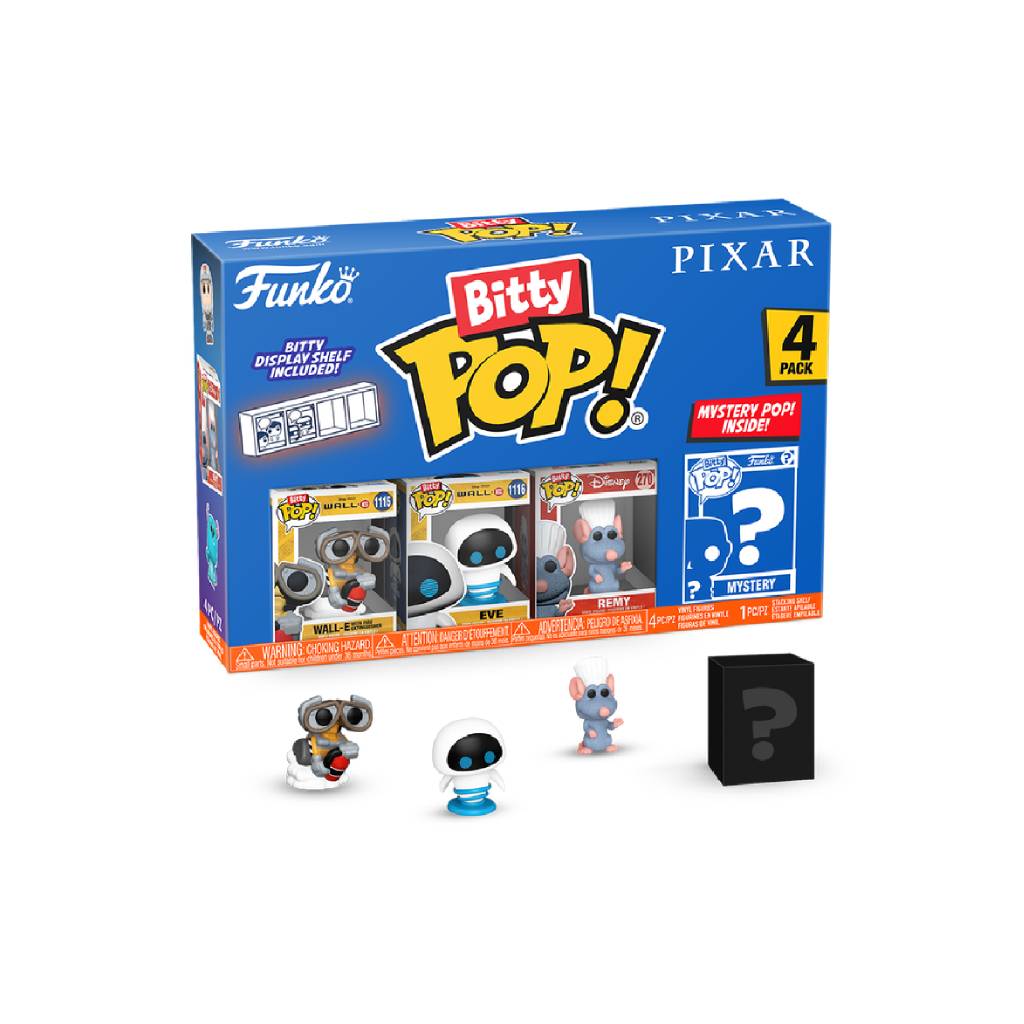 FUNKO BITTY POP DISNEY PIXAR WALL-E 4PK