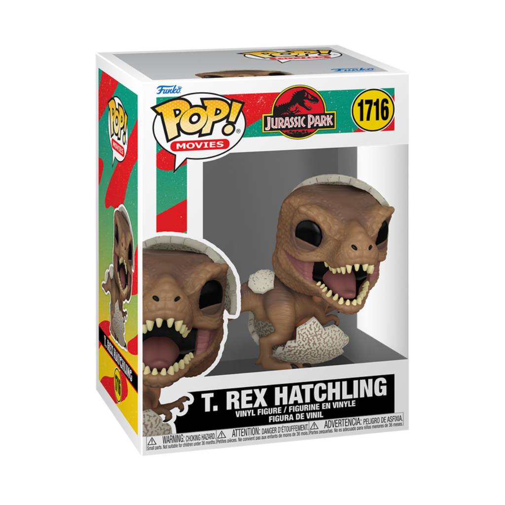 FUNKO POP MOVIES JURASSIC PARK T REX HATCHLING 1716