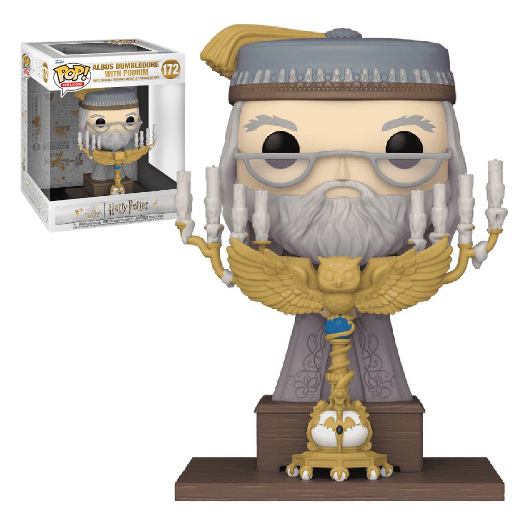 FUNKO POP DELUXE HARRY POTTER ALBUS DUMBLEDORE WITH PODIUM 172