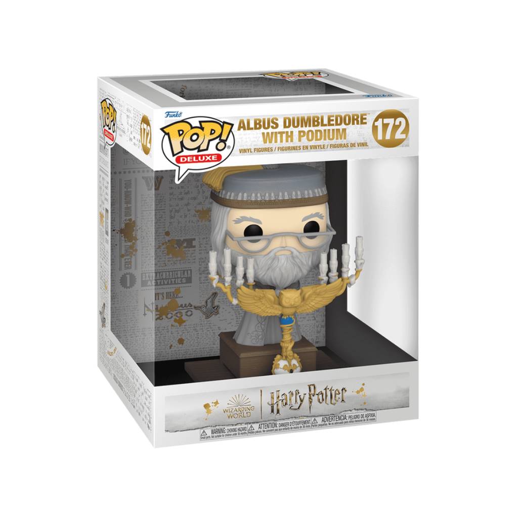 FUNKO POP DELUXE HARRY POTTER ALBUS DUMBLEDORE WITH PODIUM 172