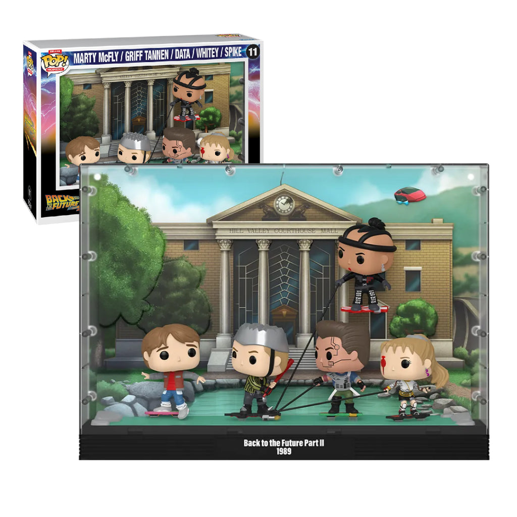 FUNKO POP MOMENT DLX MOVIES BACK TO THE FUTURE 2 HOVERBOARD CHASE 11