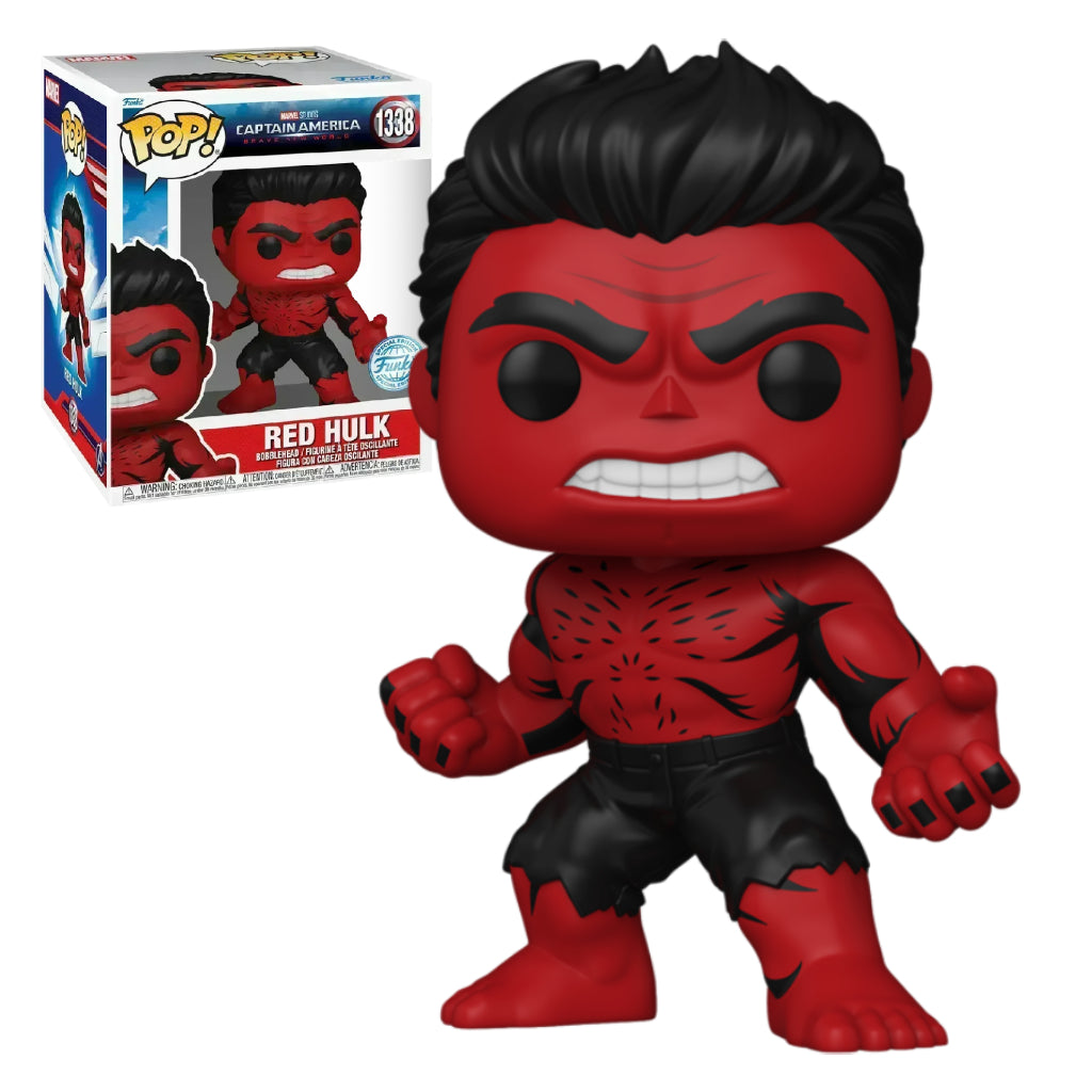 FUNKO POP SUPER MARVEL STUDIOS CAPTAIN AMERICA BRAVE NEW WORLD RED HULK 1338