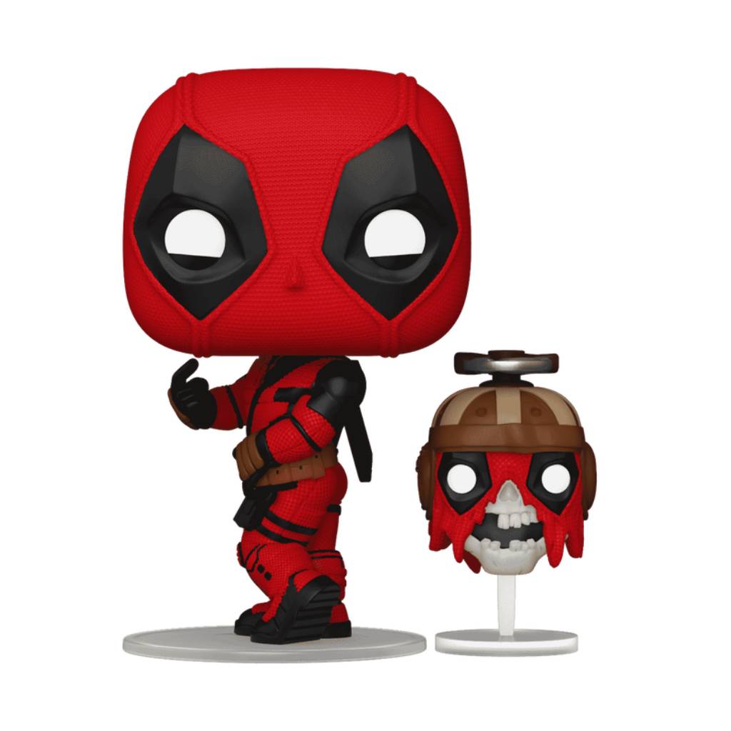 FUNKO POP MARVEL STUDIOS DEADPOOL AND WOLVERINE DEADPOOL WITH HEADPOOL 1400