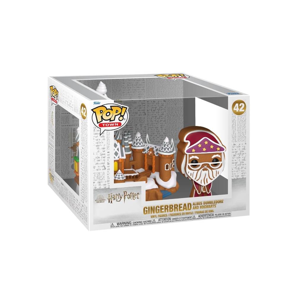 FUNKO POP TOWN HARRY POTTER GINGERBREAD ALBUS DUMBLEDORE WITH HOGWARTS 42