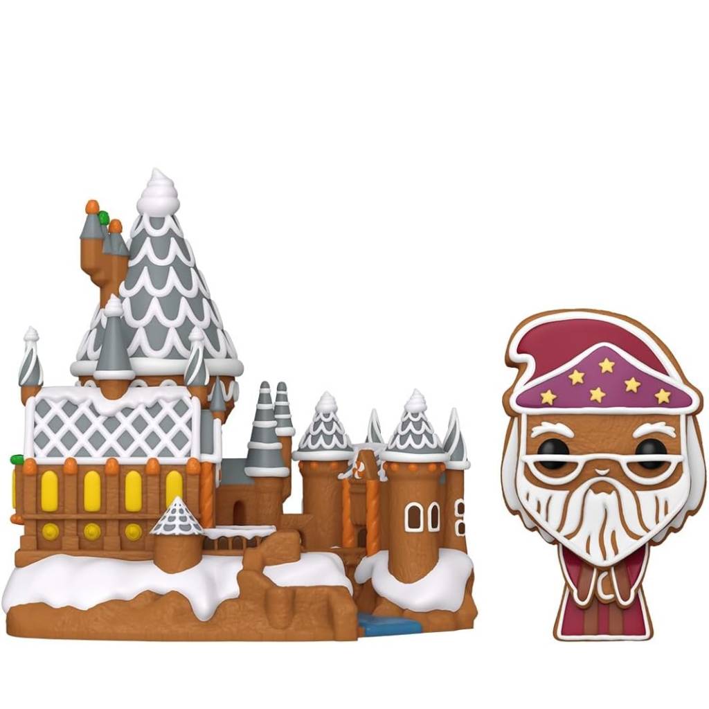 FUNKO POP TOWN HARRY POTTER GINGERBREAD ALBUS DUMBLEDORE WITH HOGWARTS 42