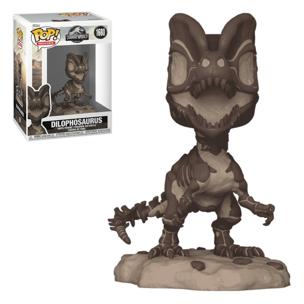 FUNKO POP MOVIES JURASSIC WORLD DILOPHOSAURUS FOSSIL 1680