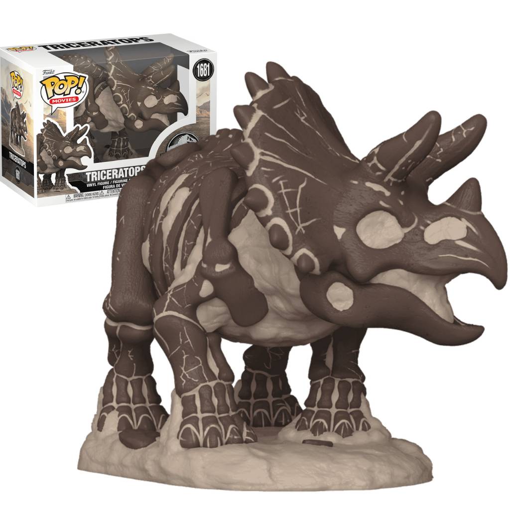 FUNKO POP MOVIES JURASSIC WORLD TRICERATOPS FOSSIL 1681
